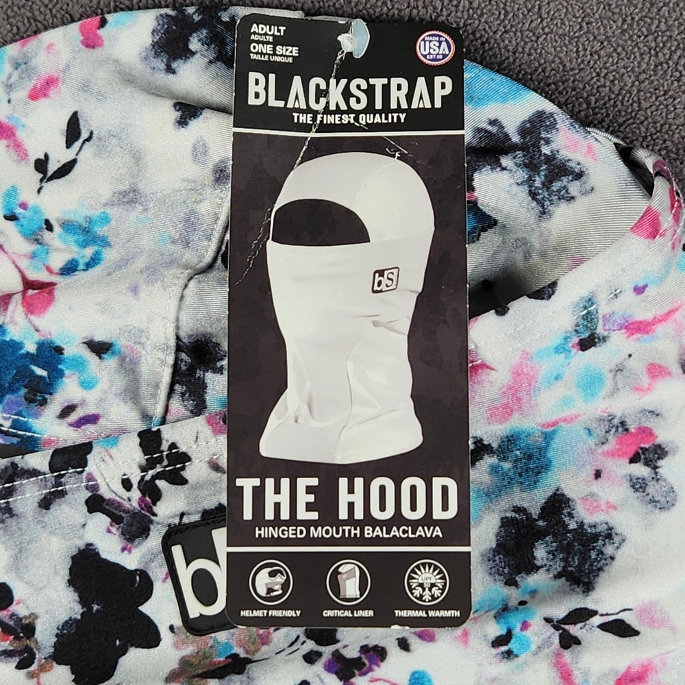 Blackstrap The Hood Balaclava Adult One Size Floral USA Made Unisex Winter - Picture 3 of 5